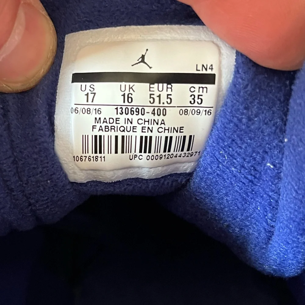 Jordan‎ 12 Retro ‘Deep Royal’